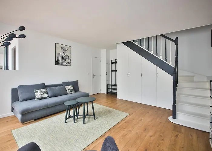 2.luxueux Duplex 6/8pers/full Equipped/republique *